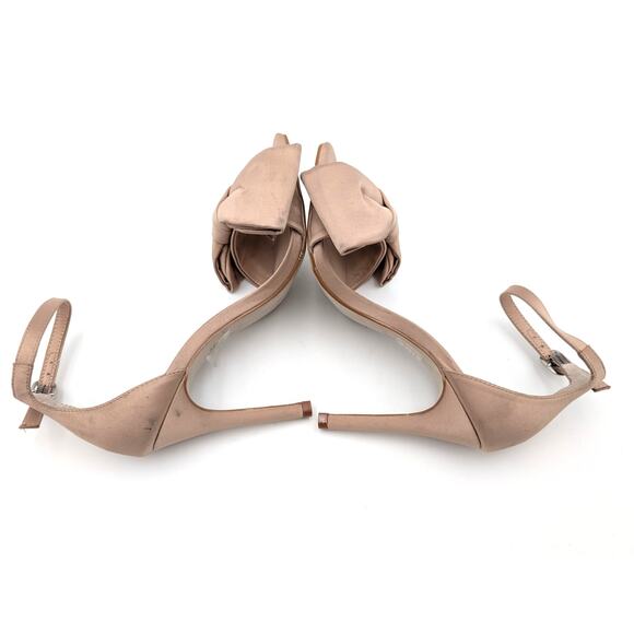 Steve Madden Trusty Ankle Strap Heel Sandal Women's Blush Satin Size US5.5M EU36 - Picture 5 of 13